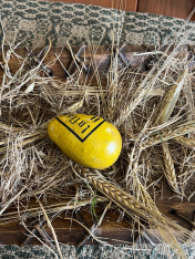 METAL YELLOW EGG AVAIL JAN 2026